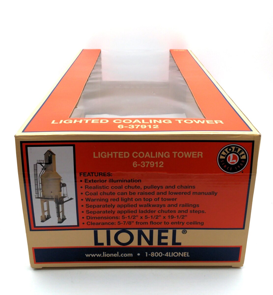 Lionel 6-37912 O Lighted Coaling Tower LN/Box