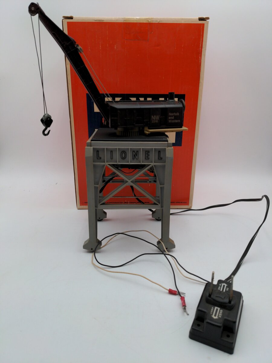 Lionel 6-2316 O Norfolk & Western Operating Gantry Crane VG/Box