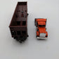 Lionel 6-6105 And 6-12794 O RDG Operating Hopper #6105 And A Die-Cast Tractor EX/Box