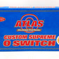 Atlas 6070 O54 Nickel Silver Left Hand Remote Switch Turnout EX/Box