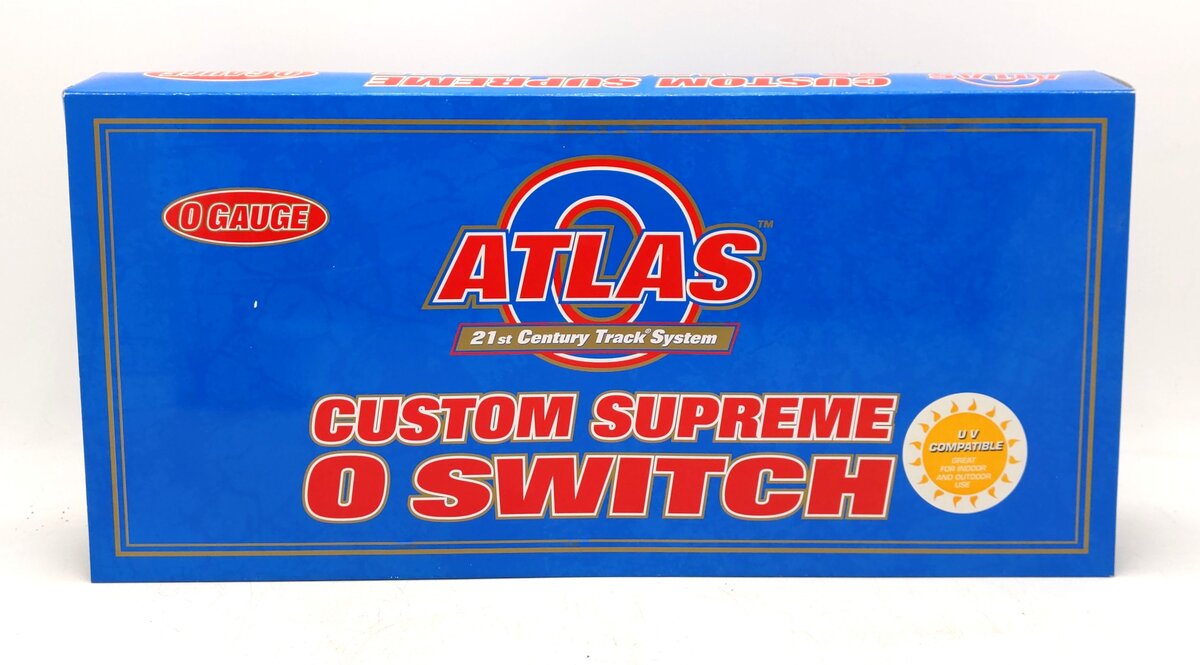 Atlas 6070 O54 Nickel Silver Left Hand Remote Switch Turnout EX/Box