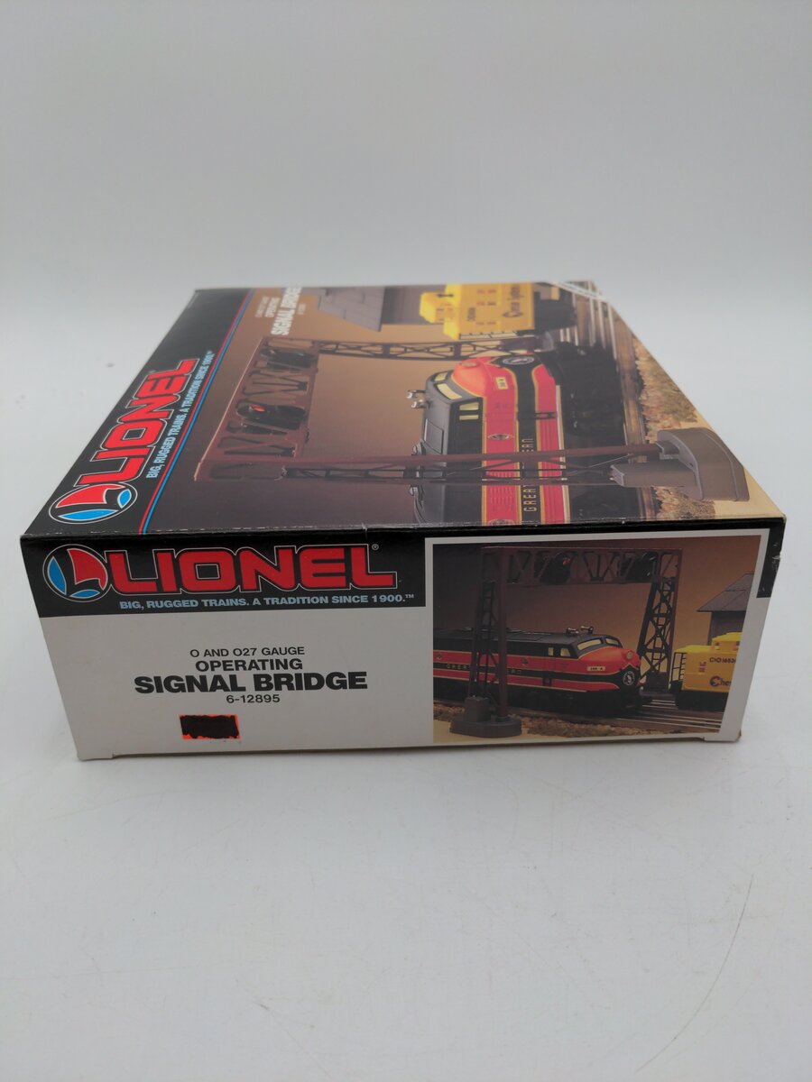 Lionel 6-12895 O Gauge Operating Dual Signal Bridge VG/Box