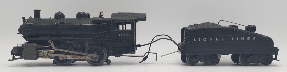 Lionel 1656 Vintage O Lionel Lines 0-4-0 Steam Locomotive & 2403B Tender w/Bell VG