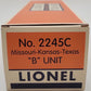 Lionel 2245C Vintage O Texas Special F-3B Non-Powered Diesel Locomotive VG