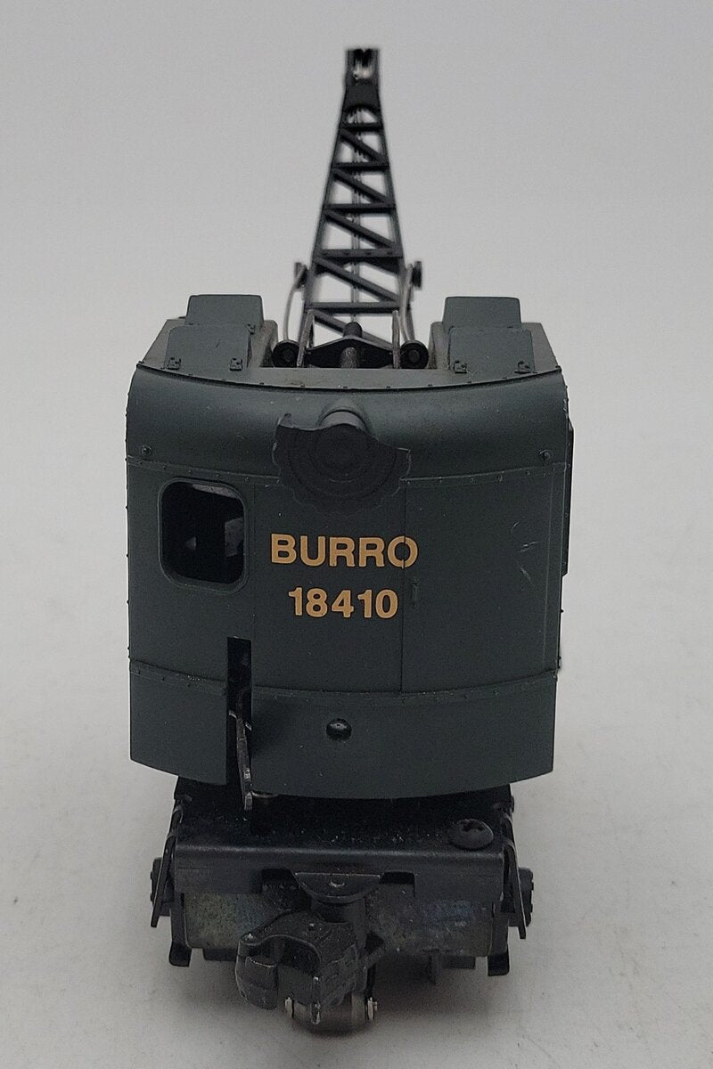 Lionel 6-18410 O Gauge Pennsylvania Operating Burro Crane VG