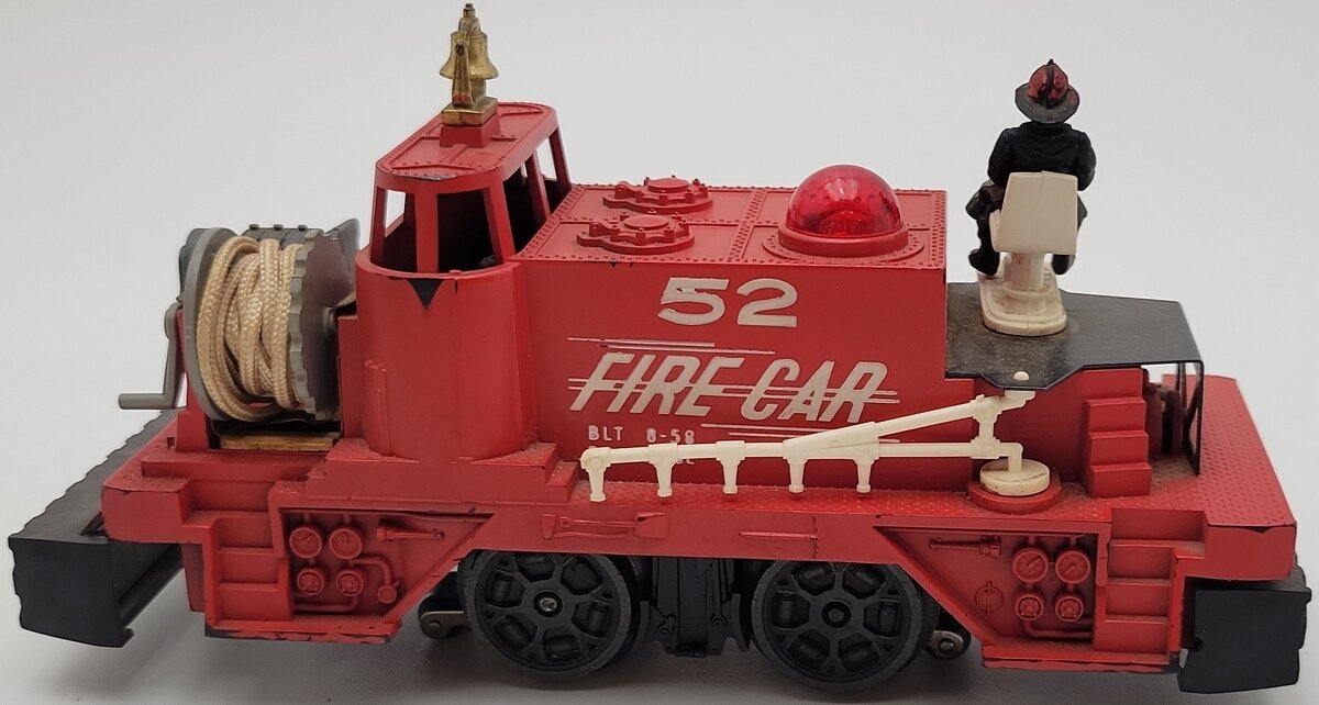 Lionel 52 Vintage O Motorized Fire Car VG/Box