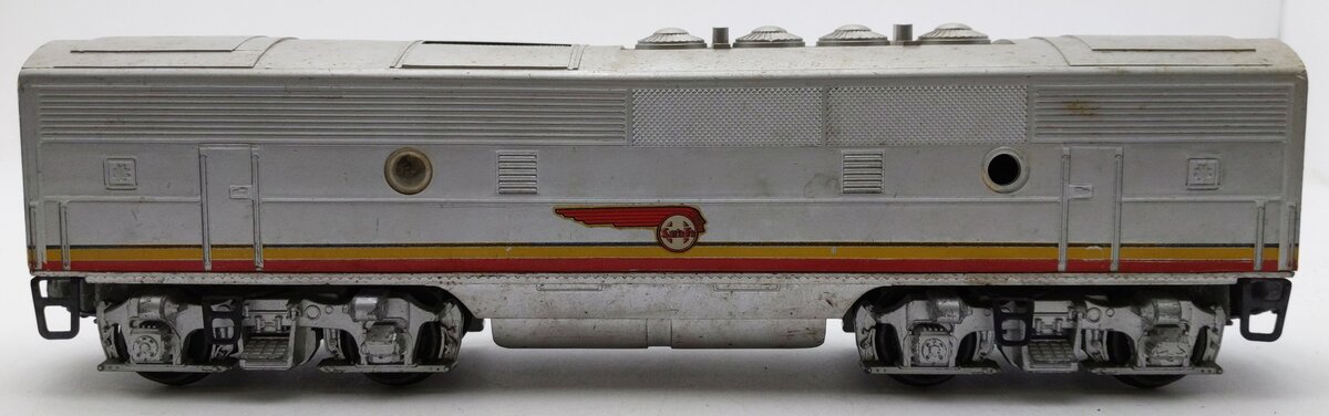 Lionel 2343C Vintage O Santa Fe F-3 Screen Top Non-Pwd. B-Unit Diesel Locomotive VG
