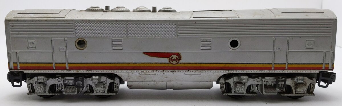 Lionel 2343C Vintage O Santa Fe F-3 Screen Top Non-Pwd. B-Unit Diesel Locomotive VG