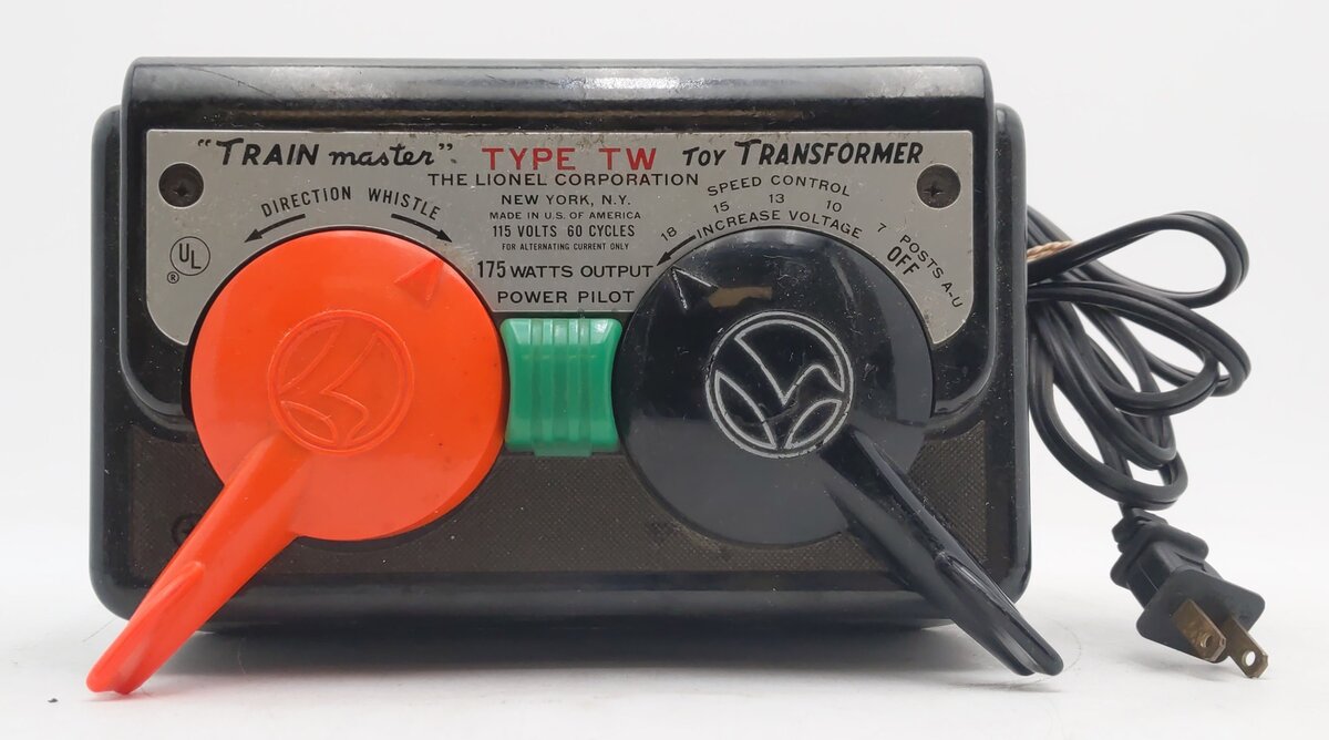 Lionel TW Vintage 175 Watt O Gauge Toy Trainmaster Transformer VG