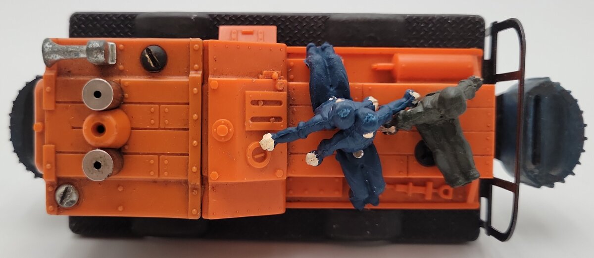 Lionel 50 Vintage O Gauge Postwar Motorized Gang Car w/3 Figures VG