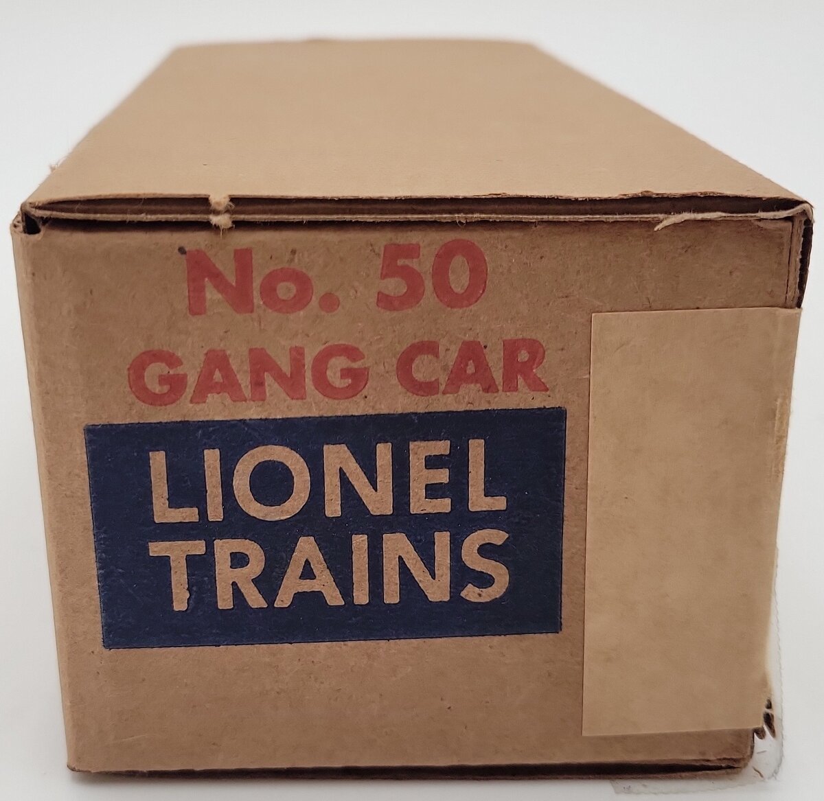Lionel 50 Vintage O Gauge Postwar Motorized Gang Car w/3 Figures VG