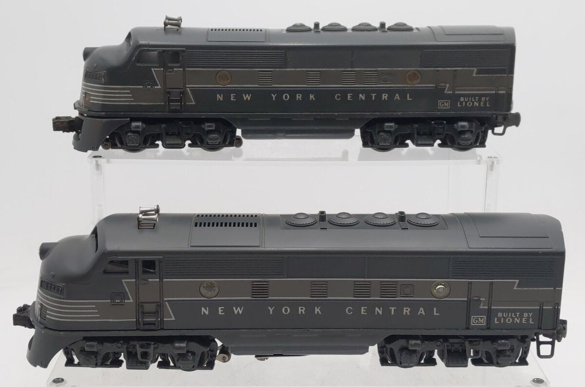 Lionel 2354 Vintage O New York Central F-3 AA Diesel Locomotives VG