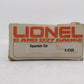 Lionel 6-9308 O Gauge Operating Aquarium Car EX/Box