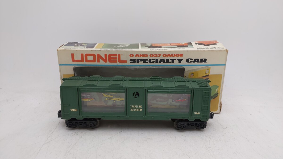 Lionel 6-9308 O Gauge Operating Aquarium Car EX/Box