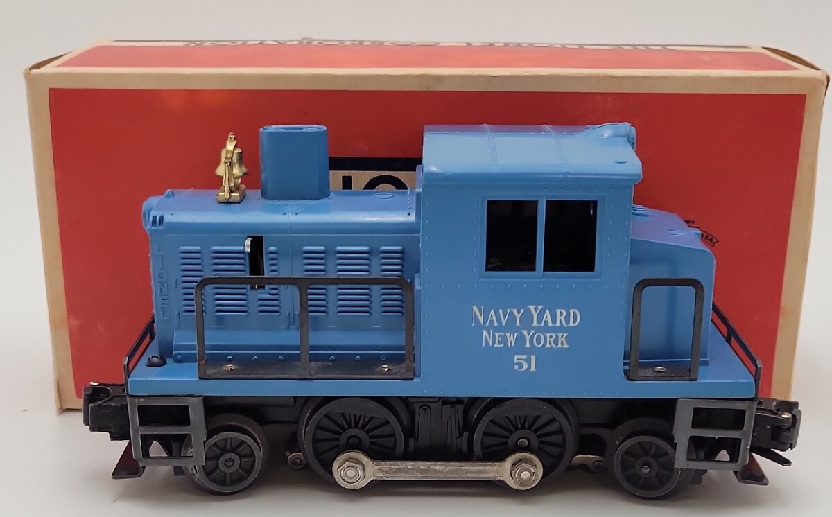 Lionel 51 Vintage O Navy Yard Turbine Powered Diesel Switcher VG/Box