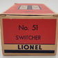 Lionel 51 Vintage O Navy Yard Turbine Powered Diesel Switcher VG/Box