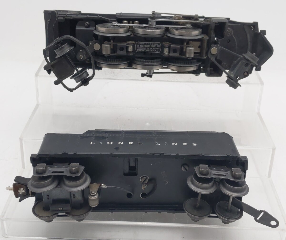 Lionel 224 Vintage O Prewar 2-6-2 Steam Locomotive and Tender VG