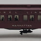Lionel 2628 Vintage O Lionel Lines Madison Heavyweight "Manhattan" Pass Car VG