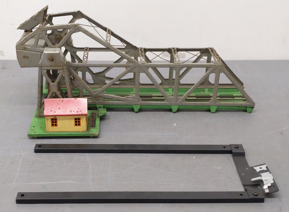 Lionel 313 Vintage O Gray Operating Bascule Bridge VG
