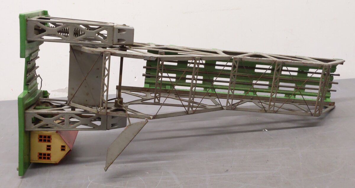 Lionel 313 Vintage O Gray Operating Bascule Bridge VG