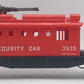 Lionel 3535 Vintage O AEC Security Car with Operating Searchlight VG/Box