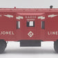Lionel 6517 O-Gauge Lionel Lines Illuminated Underscored Bay Window Caboose EX/Box