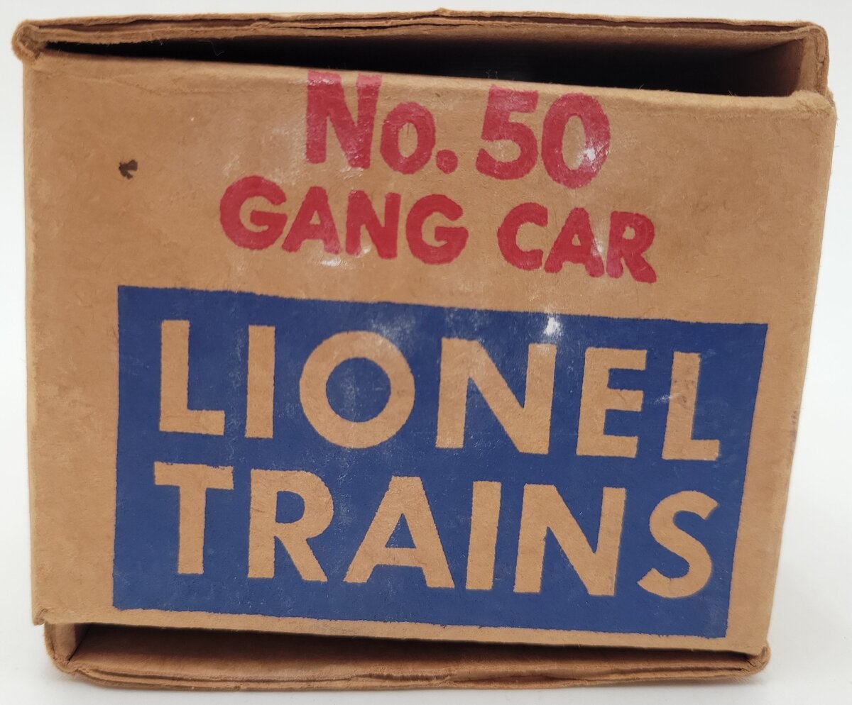 Lionel 50 Vintage O Motorized Gang Car VG/Box