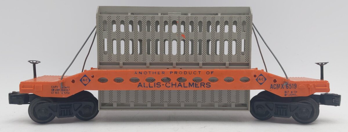 Lionel 6519 Vintage O Allis Chalmers Condenser Car VG/Box
