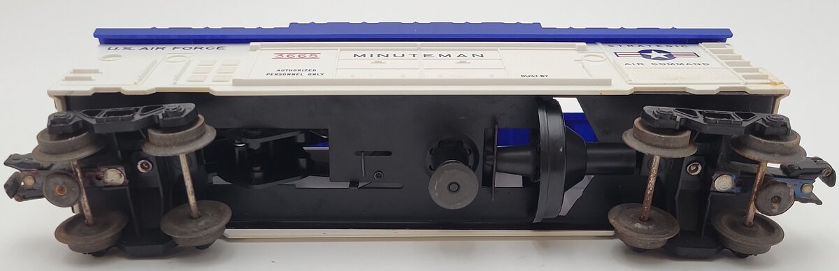 Lionel 3665 Vintage O Gauge US Air Force Minuteman Missile Launching Car VG