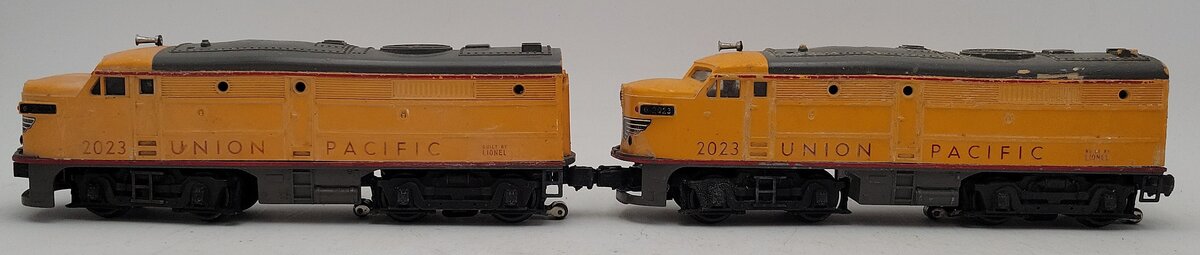 Lionel 2023 Vintage O Union Pacific Alco AA Diesel Locomotive Set VG