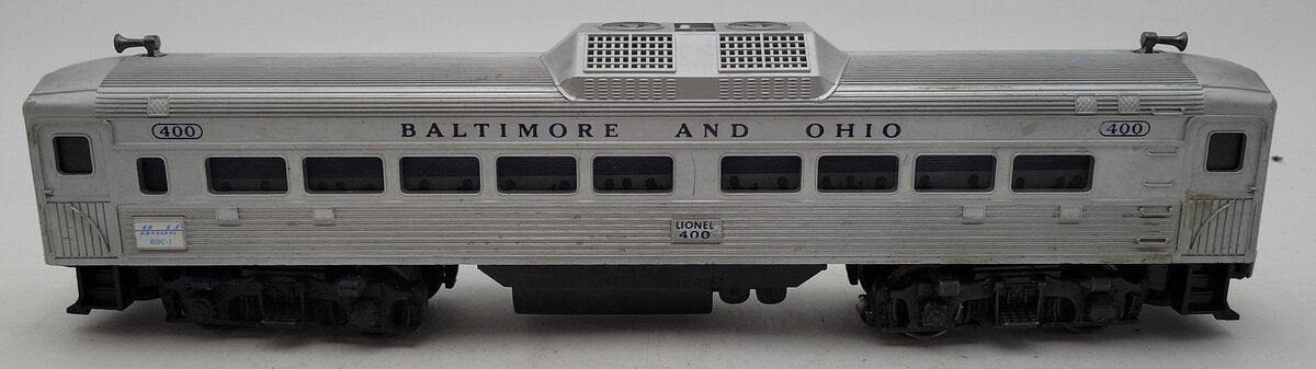 Lionel 400 Vintage O Powered Baltimore & Ohio Commuter Car VG/Box
