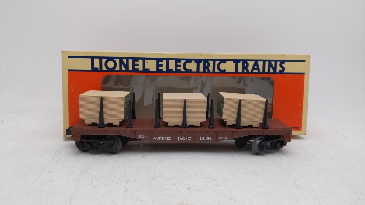 Lionel 6-16386 O Scale Southern Pacific Flatcar EX/Box