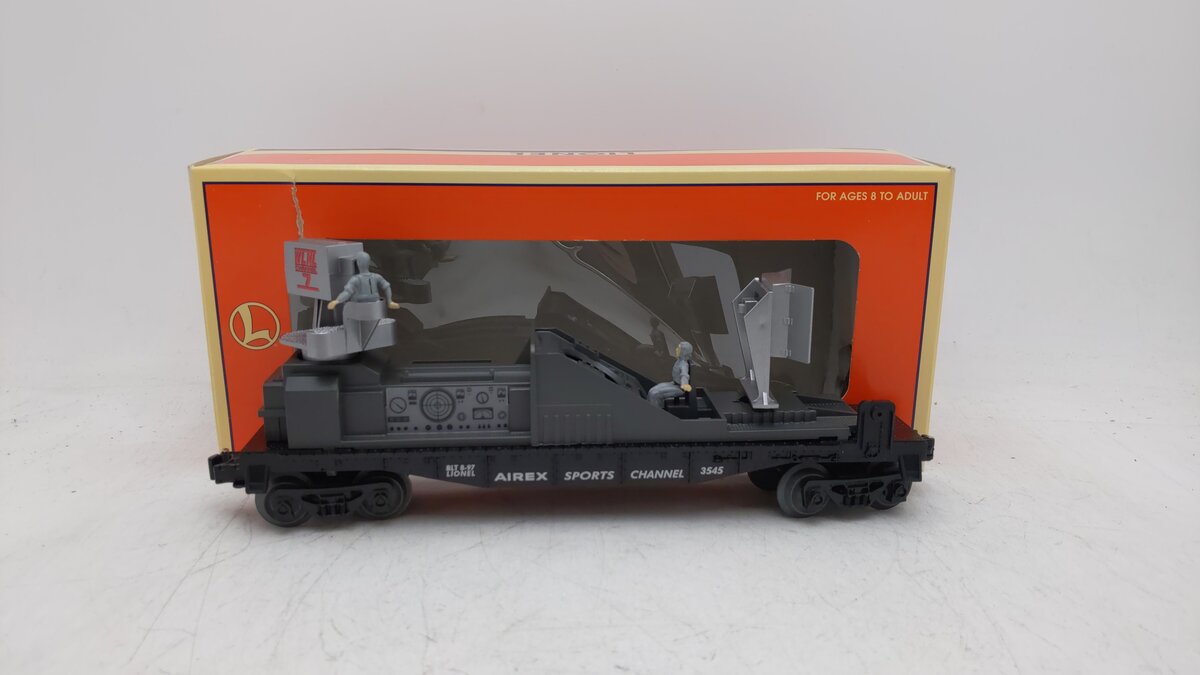 Lionel 6-16751 O Gauge WLNL Channel 7-Airex Sports Channel TV Car EX/Box