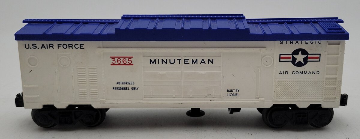 Lionel 3665 Vintage O Gauge US Air Force Minuteman Missile Launching Car VG