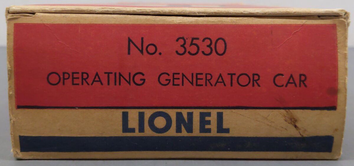 Lionel 3530 Vintage O Electromotive Car with Extension Searchlight VG/Box
