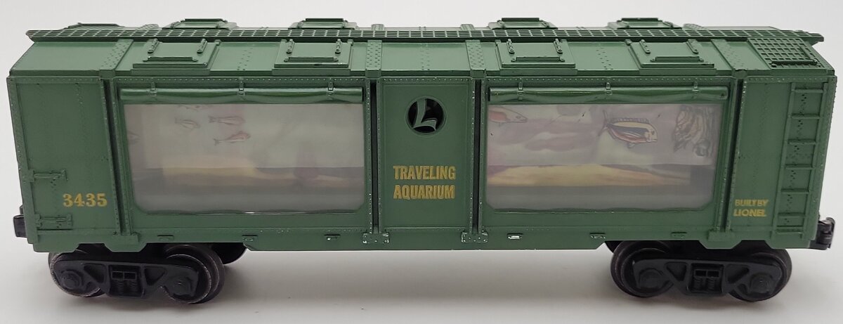 Lionel 3435 Vintage O Operating Traveling Aquarium Car VG