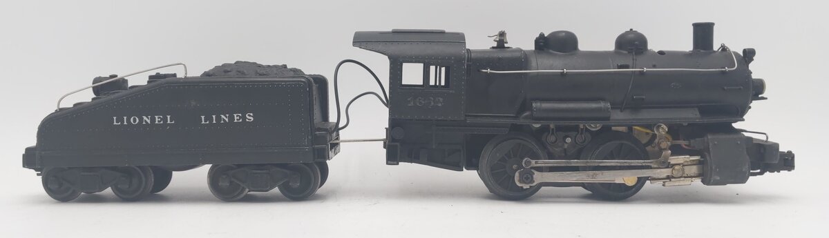 Lionel 1662 Vintage O 0-4-0 Steam Locomotive & Tender VG