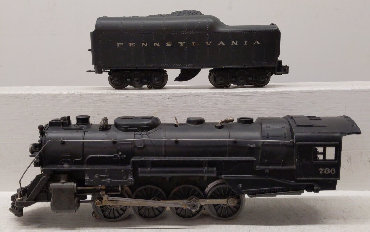 Lionel 736 Vintage O 2-8-4 Berkshire Steam Locomotive with 2671W Tender #736 VG