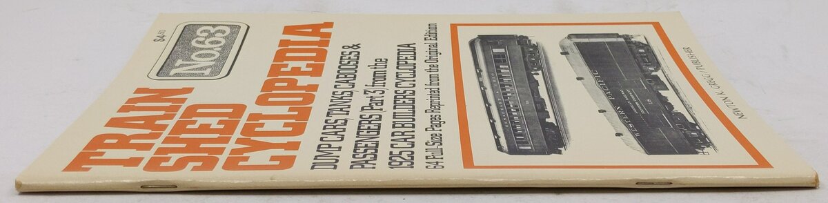 Train Shed Cyclopedia No.63 Paperback Book By Newton K. Gregg EX