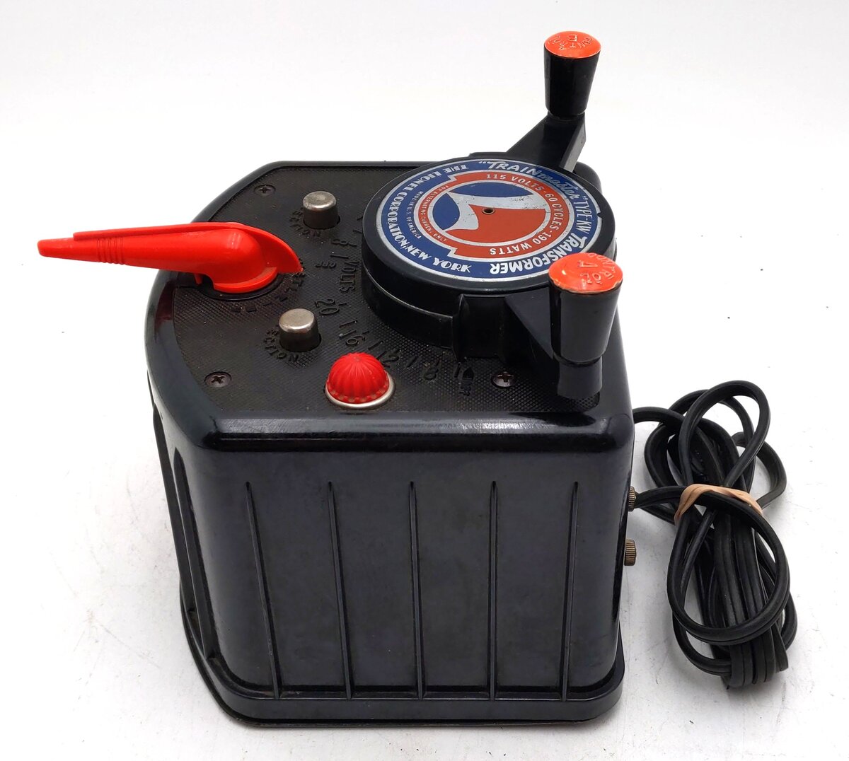 Lionel KW O Vintage Trainmaster 190 Watt Transformer with Whistle VG