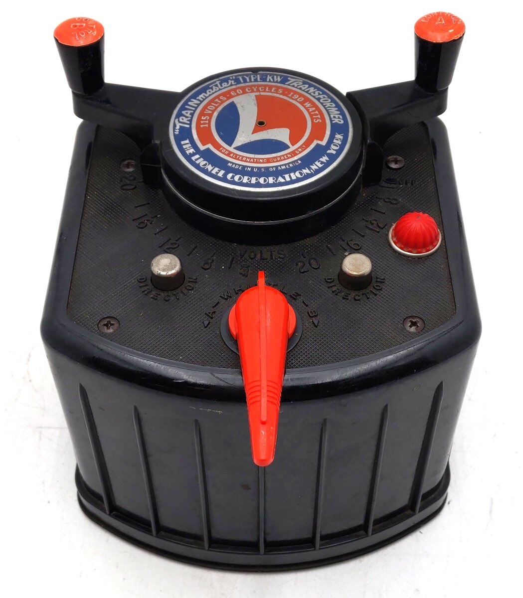 Lionel KW O Vintage Trainmaster 190 Watt Transformer with Whistle VG