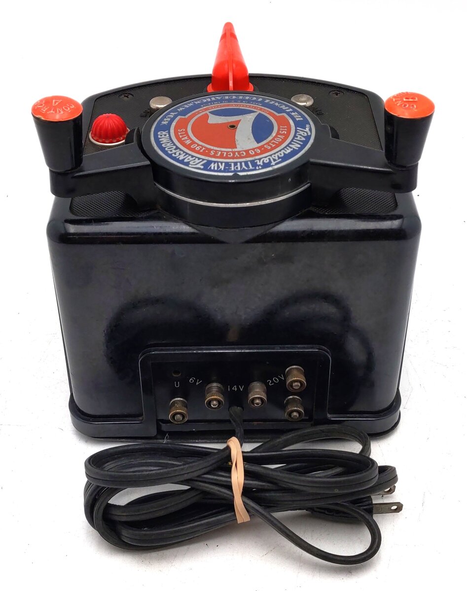 Lionel KW O Vintage Trainmaster 190 Watt Transformer with Whistle VG