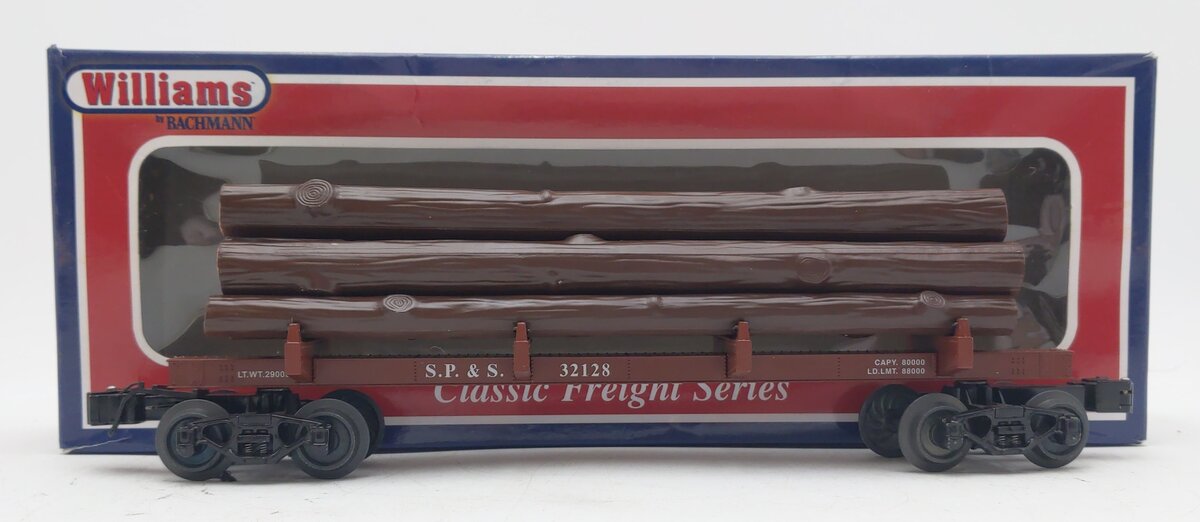 Williams 47804 Spokane, Portland & Seattle Skeleton Log Car EX/Box