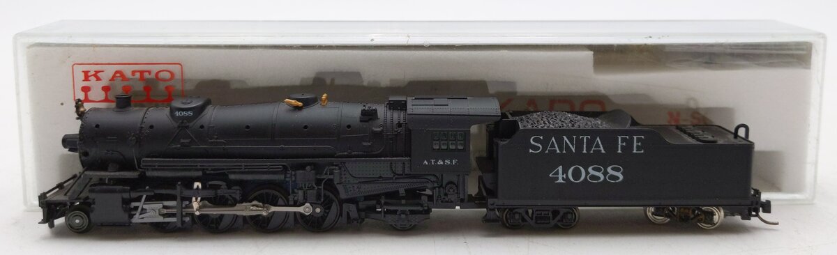 Kato 126-0102 N Scale ATSF Heavy Mikado Steam Locomotive #4088 EX/Box