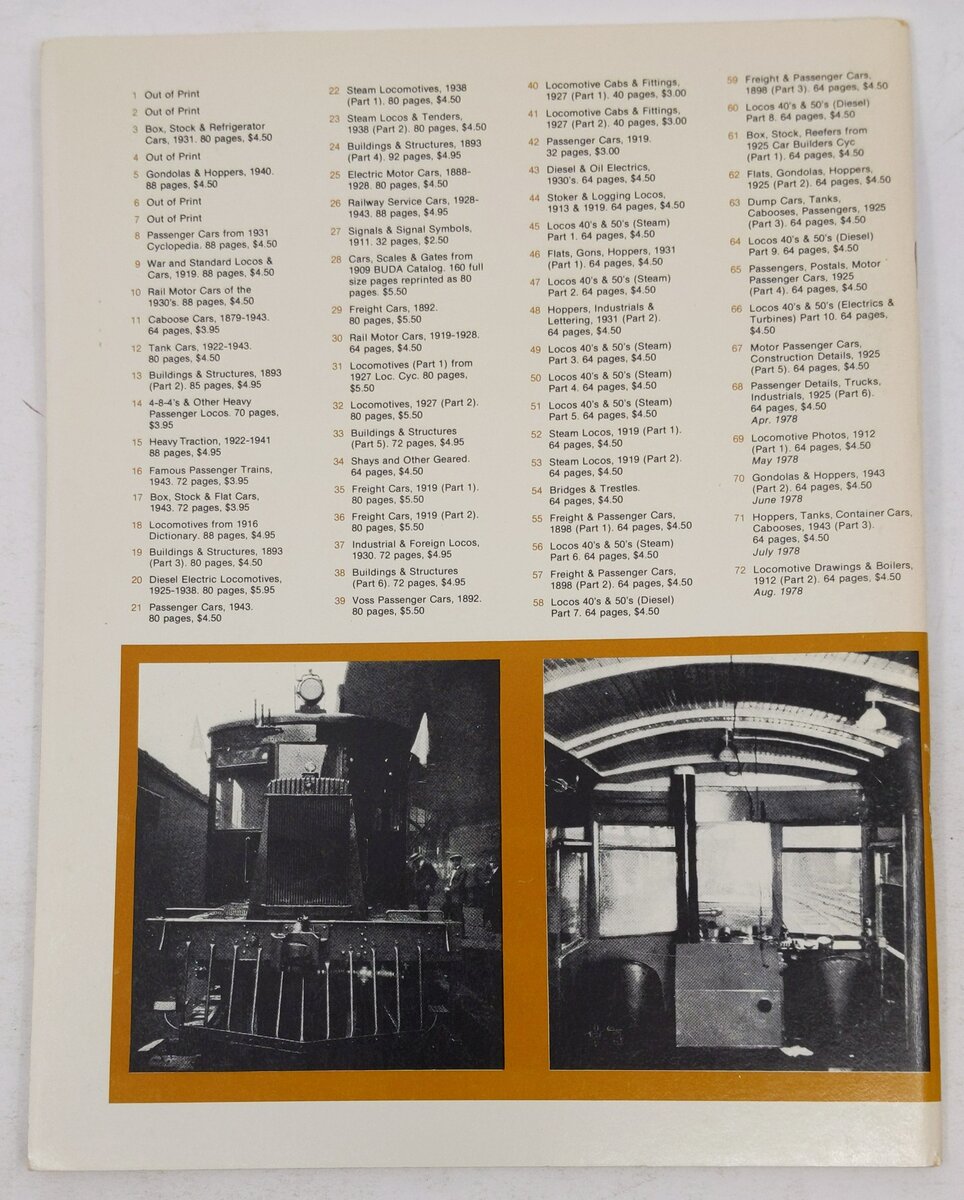 Train Shed Cyclopedia No 67 Paperback Book By Newton K. Gregg EX