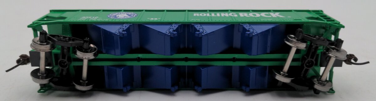 MTH 81-75004 Rolling Rock HO Scale 70-Ton Quadruple Hopper Car