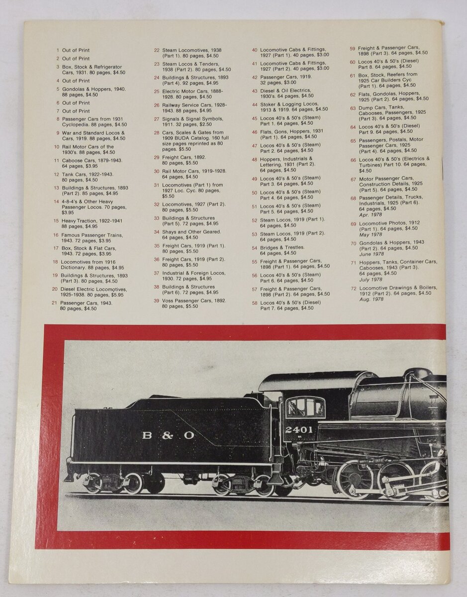 Train Shed Cyclopedia No. 69 Paperback Book By Newton K. Gregg EX