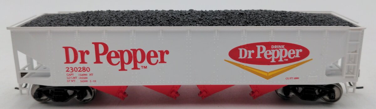 MTH 81-75001 DPSU - Dr. Pepper HO Scale 70-Ton Quadruple Hopper Car