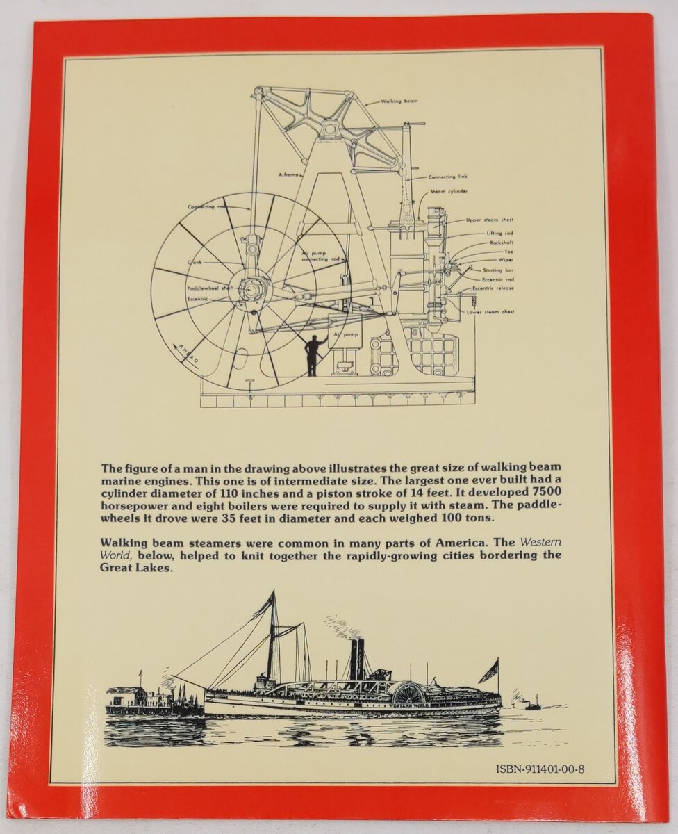 Paddle Wheel Steamers and their Giant Engines Paperback By Bob Whittier VG