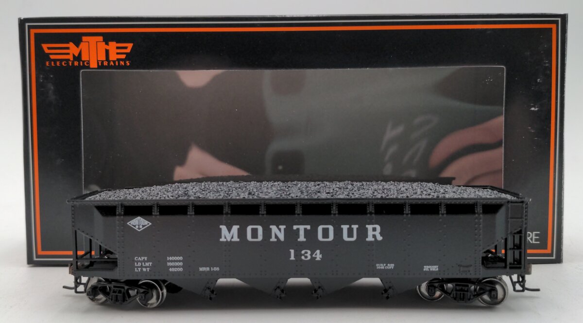 MTH 80-75020 Montour HO Scale 75-Ton Quadruple Hopper Car #134